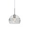 Besa Lighting Spirit 8 Cord Pendant, Clear, Satin Nickel, 1x60W Incandescent 1JT-SPIR8CL-SN - alternate 1